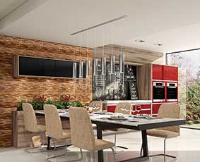 Cozinhas + wood interiores
