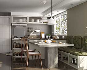 cozinha + wood interiores