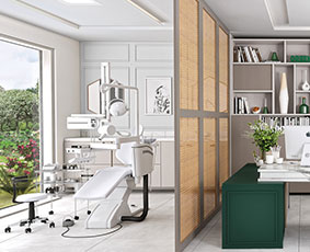 Office + wood interiores