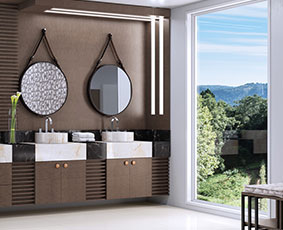 Banheiro + wood interiores