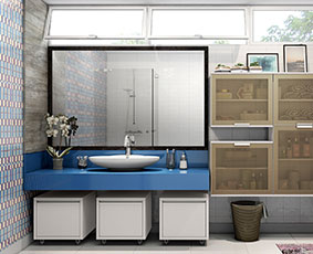 Banheiro + wood interiores